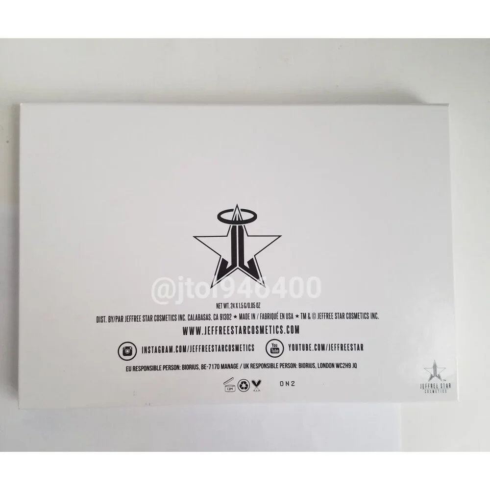 Jeffree Sart Cremated Eyeshadow Palette